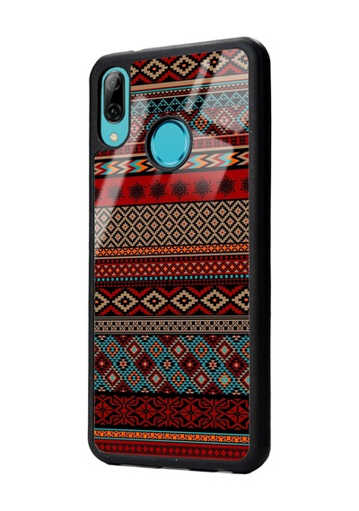 Huawei P20 Lite Motif Tasarımlı Glossy Telefon Kılıfı Çok Renkli