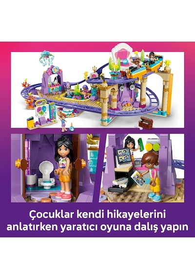 LEGO® Friends Deniz Kızı Hız Treni Yapım Seti 42703 - 8 Yaş Üzeri Çocuklar için Mini Bebek İçeren Oyuncak Yapım Seti (864 Parça)