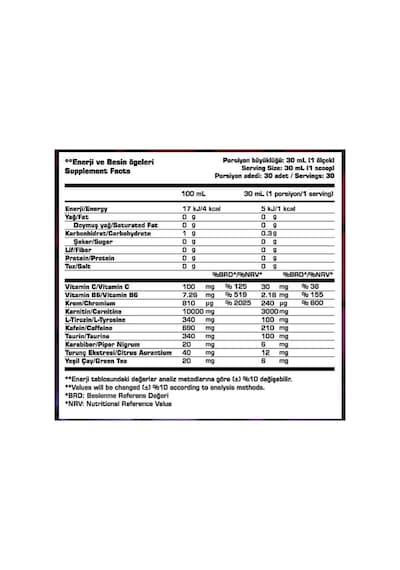 SSN Sports Style Nutrition Carniflame 3000 Mg 900 Ml(MANDARİN FRESH/MANDALİNA) L Karnitin