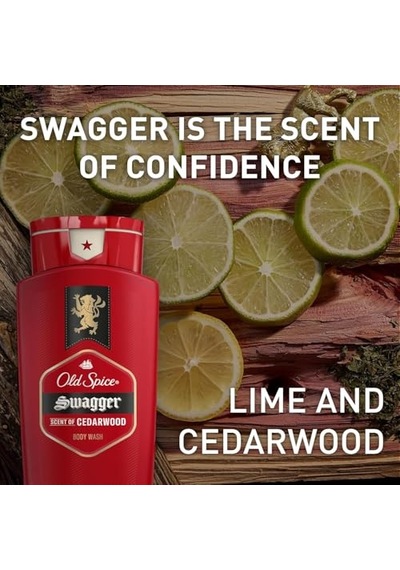 Spice Red Vücut Yıkama Swagger 16 Oz 2 Li Paket 285 ML