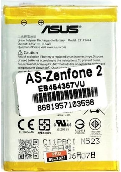 Asus Zenfone 2 Ze551Ml Batarya Pil