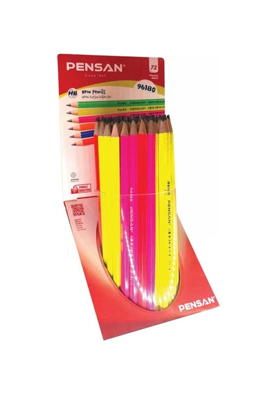 Pensan Renkli Neon Kurşun Kalemler-yeni Pe96180/72 Çok Renkli