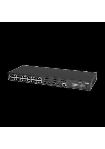 Dahua As5500-24gt4xf, 24 Port Gigabit, 4 Port 10g Sfp, L3 Yönetilebilir, Rack Mount Switch