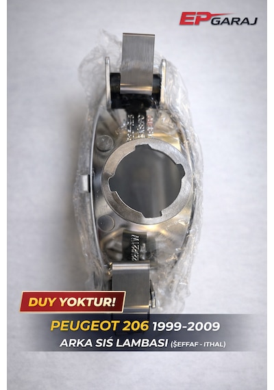 Peugeot 206 1999 2009 Arka Sis Lambası Şeffaf İthal