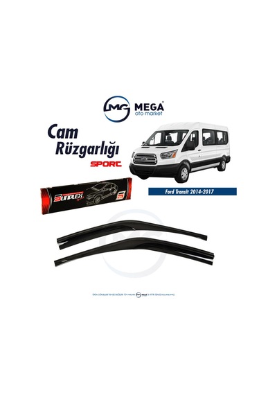 Ford Transit 2014-2018 Cam Rüzgarlık Mugen Tip Sunplex