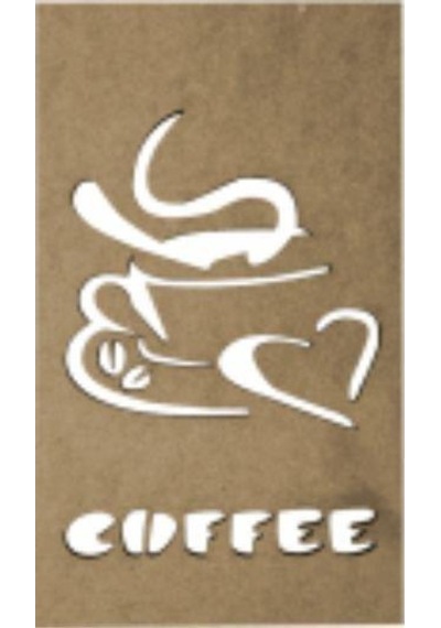 Coffe Ahşap Kapı Ve Duvar Pano L-86