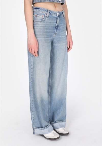 Colins Loose Fit Kadın İndigo Jean Pantolon Cl1075840 Q1.v1 Dn44412 Denim