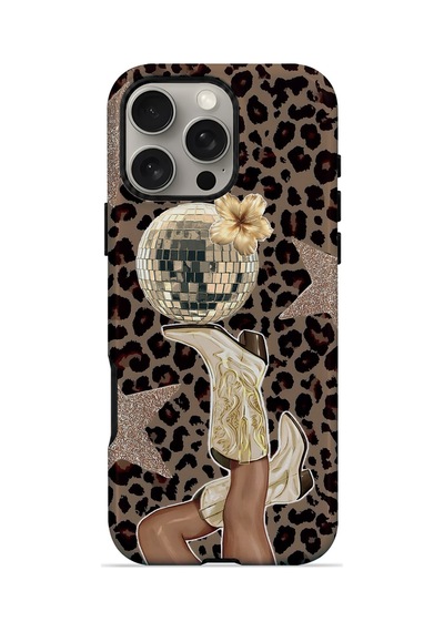 Velvoria Valestra Disco Leopar Apple Apple iPhone Uyumlu 16 Pro Max Magsafe Koruma Kılıfı Valestra Magline - Disco Leopar