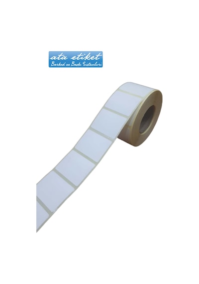 40x30 Termal Etiket Düz Baskısız Beyaz Etiket 1000 Adet 5 Rulo Diğer