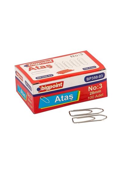 Bigpoint Nikel Ataş No:3 28mm 10'lu Kutu