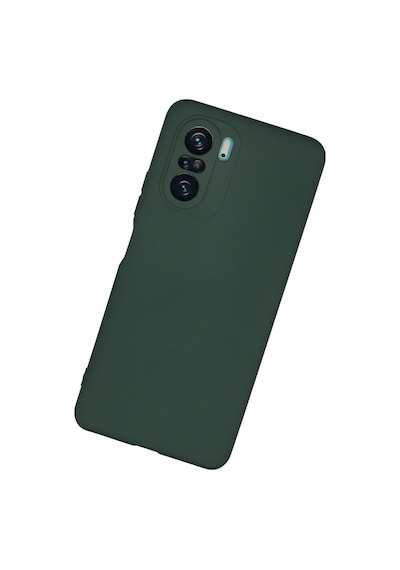 Xiaomi Poco F3 Kılıf Nano İçi Kadife Silikon - Koyu Yeşil 0.2M-Çok Renkli
