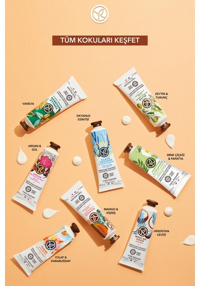 Yves Rocher El Kremi- Nemlendirici Besleyici Tropikal Hindistan Cevizi- Vegan-30ml