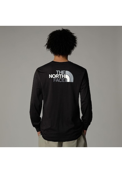 M L/s Easy Tee Black Renkli