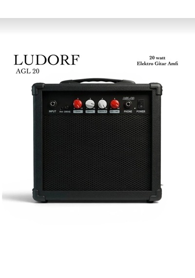 Profesyonel 20 Watt Elektro Gitar Amfisi Agl20 Jak Kablo Hediye