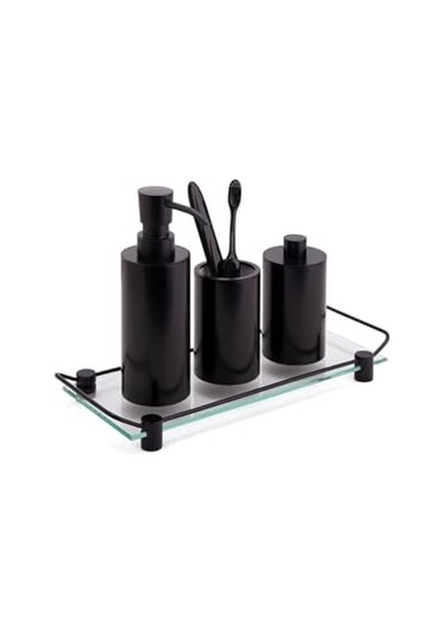 Banyo Tepsisi Cam/siyah 36x209x313 Mm Genel