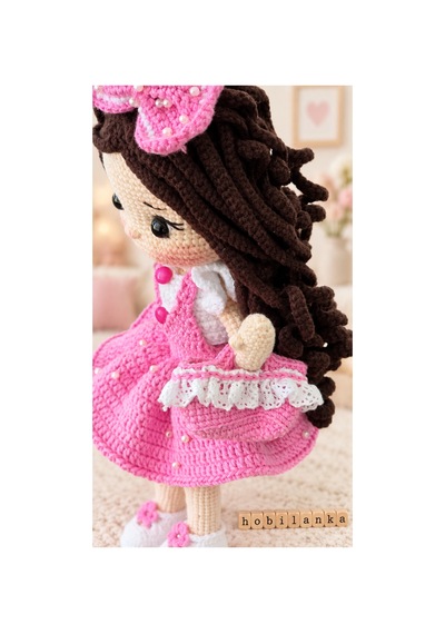 Masal Kızı El Yapımı Amigurumi Bebek 28499616