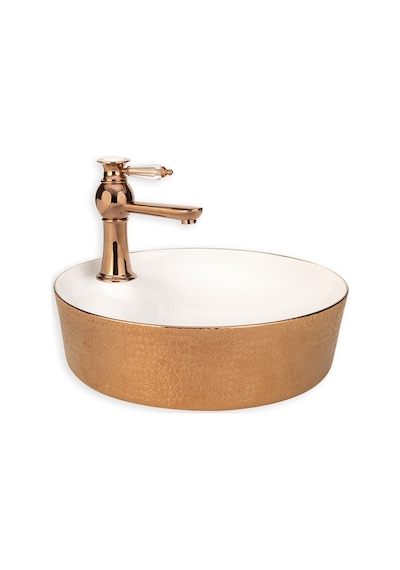 Eva Banyo Lena E-5001R Tezgah Üstü Porselen Lavabo