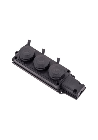 Kauçuk Üçlü Grup Priz 220v 16 A Konza