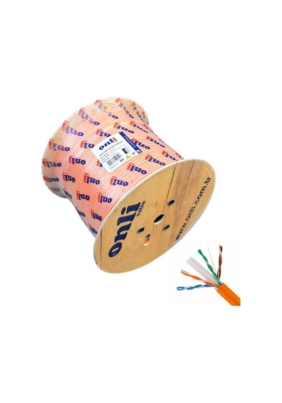 Onli 500mt 23awg Utp Cat6 Network Kablosu Turuncu Yerli Üretim