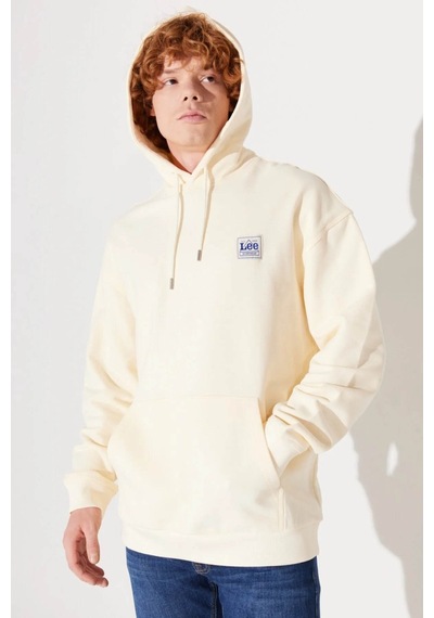 Lee Erkek Sweatshirt Ekru Lm02rjnq Lm02rj Loose 24kmc8000066 Mc80043 Ekru