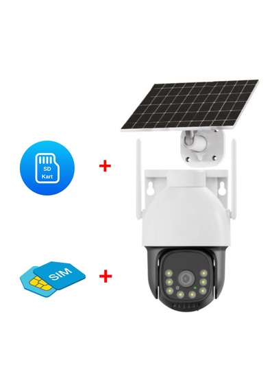 İnox X12 4mp Full Hd E-sim Starlight Gece Görüşü 4g Solar Kamera