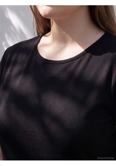 Lcwaıkıkı Curve Siyah Büyük Beden Oversize Bluz