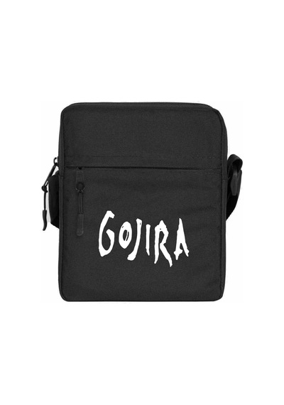 Gojira Logo Siyah Omuz Çantası