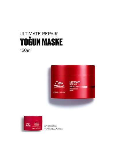 Wella Professionals Ultimate Repair Tüm Saç Tipleri İçin Yoğun Onarıcı Saç Bakım Maskesi 150 Ml