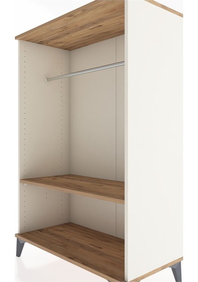 Hyperion Dolap Tek Raflı Tek Askılı 88x44x134 Aytaşı-çam Aytaşı