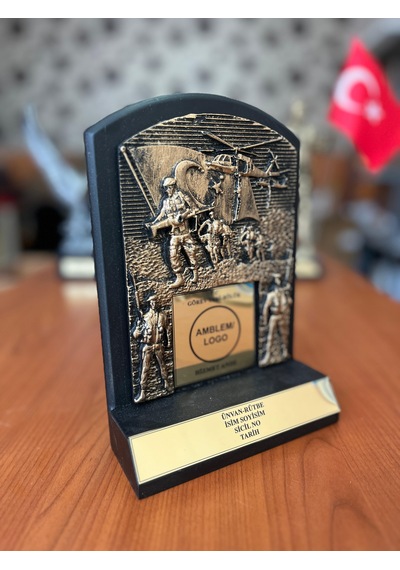 Askeri Birliklere Özel Hizmet Anısı Plaket