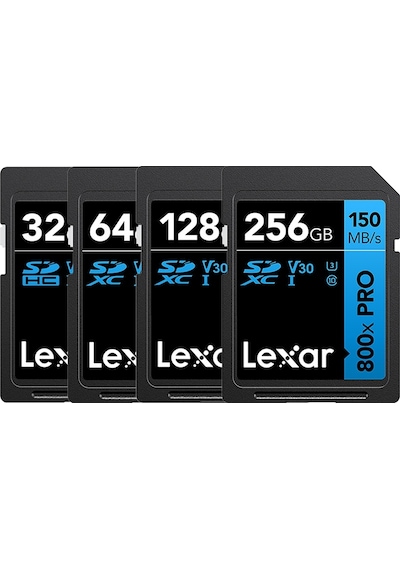 Sones Lexar Sd-800x Pro Yüksek Hızlı Sd Kart Slr Kamera Hafıza Kartı, Kapasite: 128 Gb