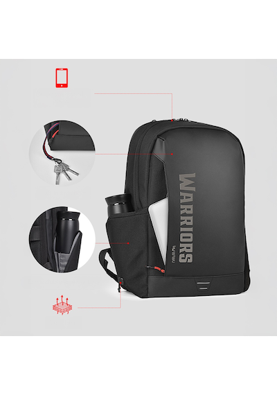 Wiwu Warriors X Pro Cordura 1200d Su Geçirmez Sırt Çantası Siyah