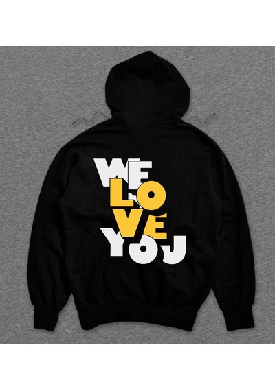 We Love You Biz Seni Seviyoruz Sweatshirt Unisex Kapüşonlu Hoodie 001