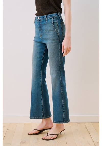 Manuka Orta Bel Flare Paça Jean Mavi Ss26pnt00014-22