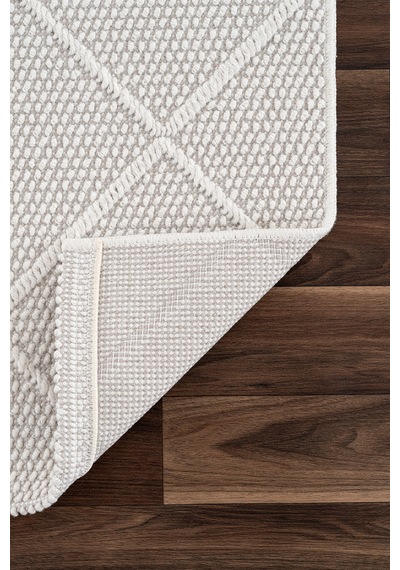 Koza Hayad Nomad Krem Halı Kilim Salon Oturma Odası Yatak Odası Koridor Makine Halısı A2417a. Krem