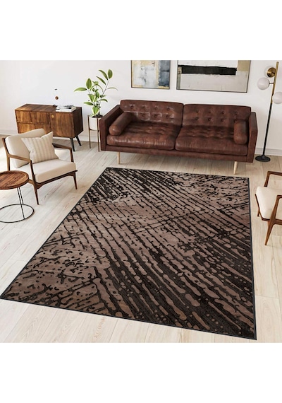Rovigo Home Dijital Baskı Yıkanabilir Kaymaz Taban Salon Halısı  RVG1702 Çok Renkli