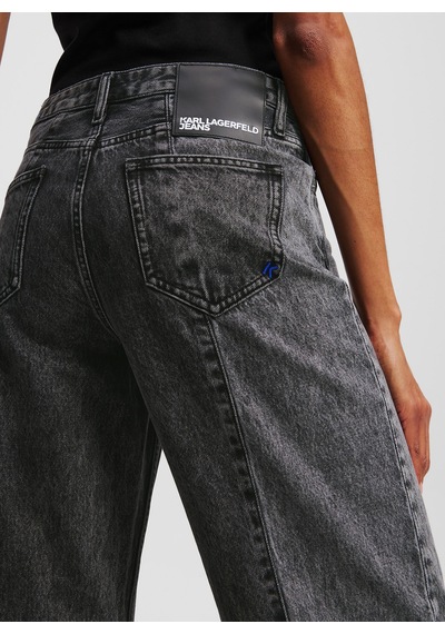 Karl Lagerfeld Jeans Siyah Kadın %100 Pamuk Denim Pantolon A3w10070