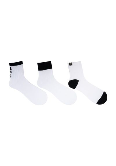 The Socks Company 3 Çift Erkek Beyaz Tenis Çorabı 23SDCR975P Beyaz The Socks Company 3 Çift Erkek Beyaz Tenis Çorabı 23SDCR975P Beyaz