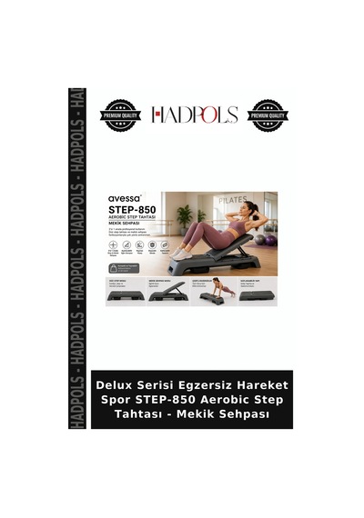 Delux Serisi Egzersiz Hareket Spor Step-850 Aerobic Step Tahtası - Mekik Sehpası