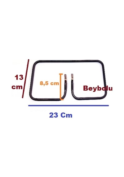 Fakir Uyumlu Tost Makinesi Rezistans 23 Cm X 13 Cm 800 W - 110 V