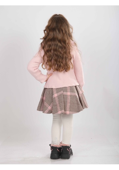 Xo Kids Kız Çocuk Elbise 1-5 Yaş 4815 Pembe