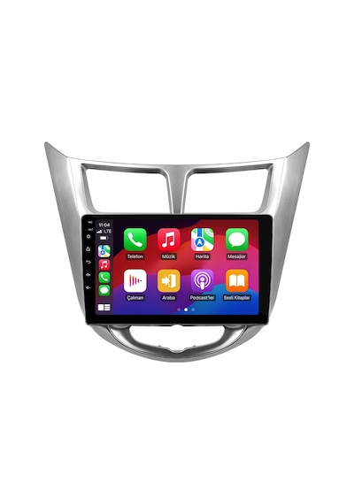 Hyundai Accent Blue Android Multimedya 2011-2019 Carplay Android Auto Navigasyon 4gb Ram 32gb 9"