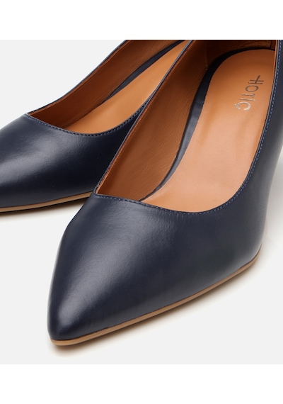 Hotiç Kadın Deri Lacivert Stiletto 01ayh304150a680 Lacivert-navy Lacivert
