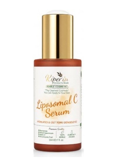 Kiperin Liposomal C Serum 30 Ml Lipozomal C Vitamini İçeren Aydınlatıcı Yüz Serumu, Cilt Tonu Dengeleyici Bakım, Niasinamid & Hyaluronik Asit İle Greyfurt, Maca Ve Meyan Kökü Ekstraktlı