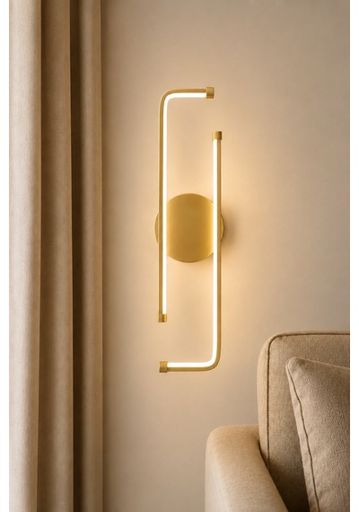 AvizeGO Noka Modern Led Duvar Apliği Günışığı Eskitme