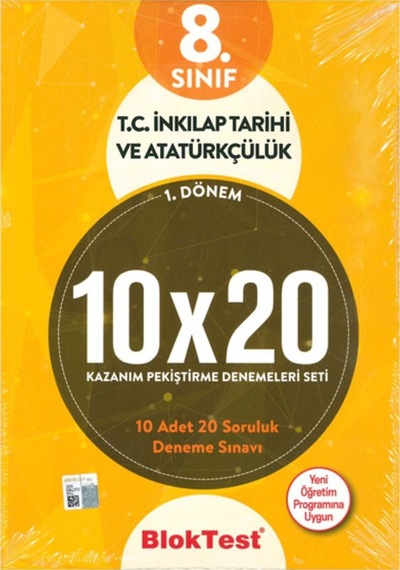 8 Sınıf Tc Inkılap Tarihi Ve Atatürkçülük 10X20 Deneme Tudem Yay