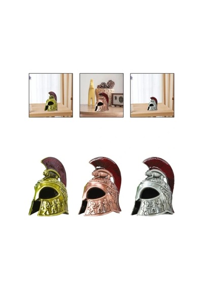 Herşeytrend Metal Dekoratif Şövalye Miğferi