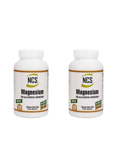 Magnezyum Malat Glisinat Taurat 180 Tablet 2 Kutu 360 Tablet
