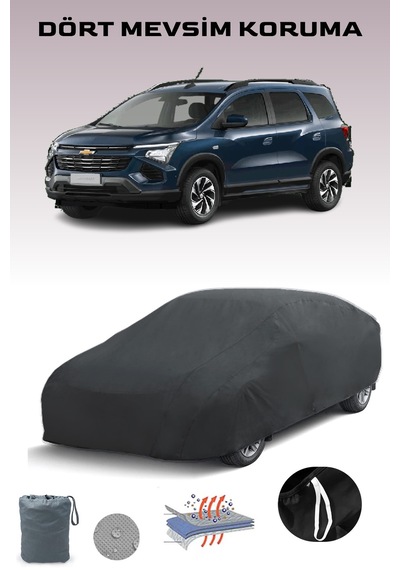 Siyah, Chevrolet Spın, Araba Brandası, Oto Örtüsü, Araba Çadırı Siyah