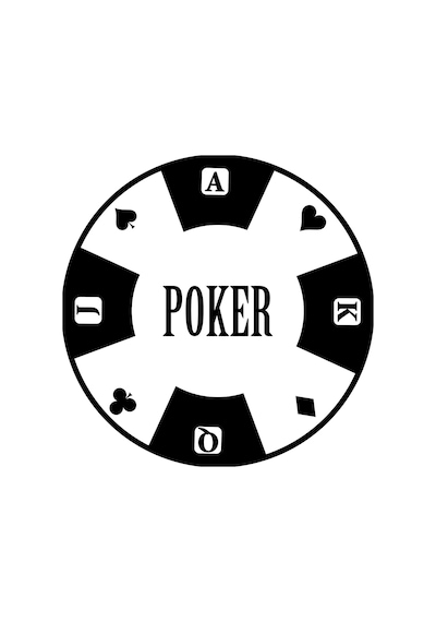 Poker Kağıdı Folyo Sticker 90 Cm Uzunluk Siyah